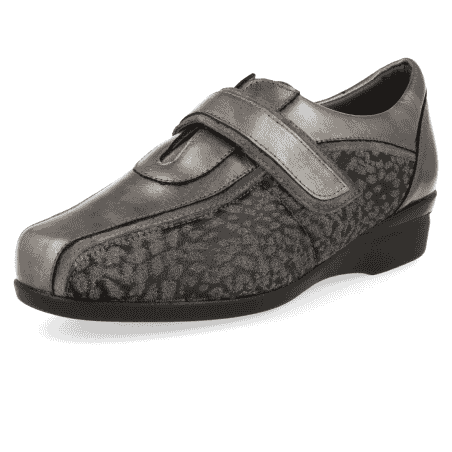ZAPATO SEÑORA CASANDRA E5 METAL GRIS,