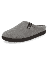 ANATOMIC MENS' D'TORRES FRANK GREY SLIPPERS, MADE OF WARM FELT THAT INSULATES FROM THE COLD.