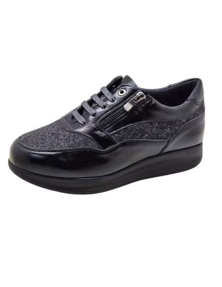 Zapato Cómodo Señora Invierno Negro | Horma Ancha D'Torres®