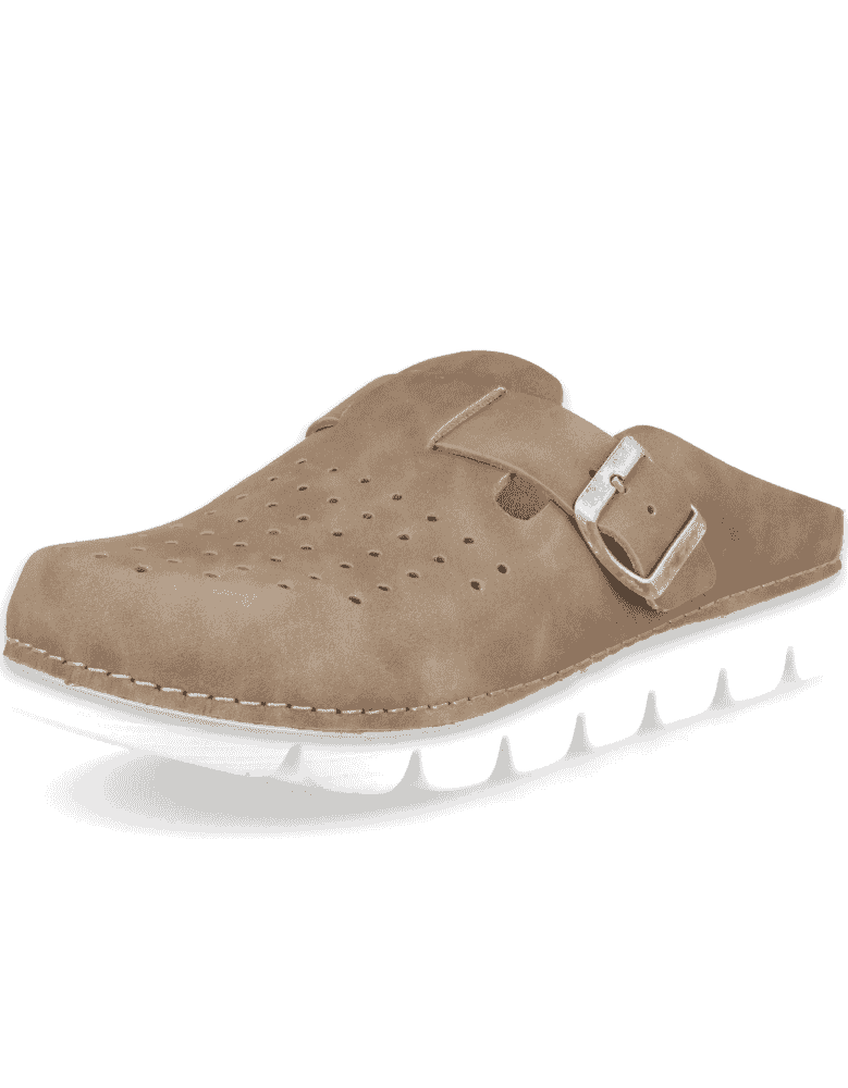 Comfortable clog, Model Elenor Taupe - D'Torres
