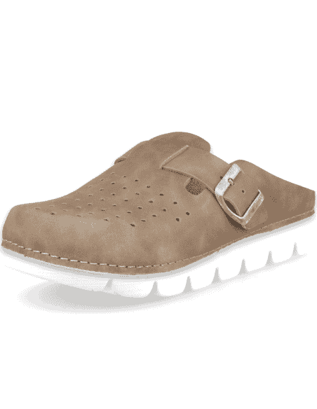 Comfortable clog, Model Elenor Taupe - D'Torres
