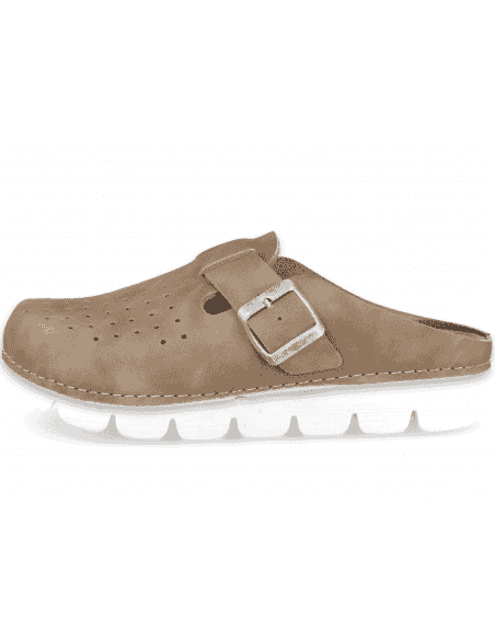 Comfortable clog, Model Elenor Taupe - D'Torres