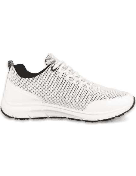 UNISEX WORK SNEAKERS, COMFORTABLE AND SAFE, ERGOFLEX PRO MODEL WHITE - d'torres