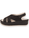 Comfortable sandal, with removable insole. Model RUBI Black