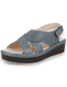 Comfortable sandal, with removable insole. Model RUBI Navy Blue