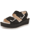 Comfortable sandal, with removable insole. Model YAIZA SANDAL BLACK