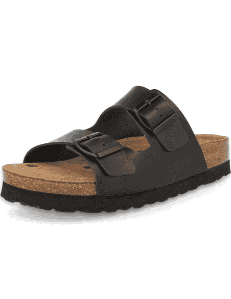 SANDALIA PALMA MAGNETIC NEGRO - D'Torres® PLANTA ANATÓMICA ACOLCHADA