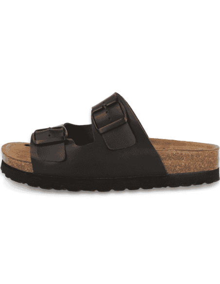 SANDALIA PALMA MAGNETIC NEGRO - D'Torres® PLANTA ANATÓMICA ACOLCHADA