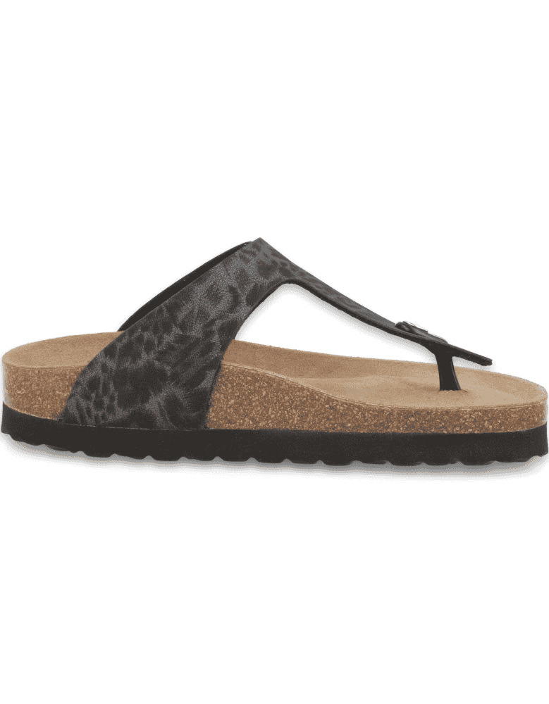 Sandalia Tabarka Flip-Flop Negro D'Torres® |...