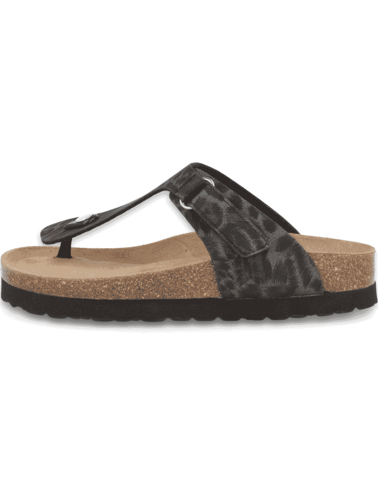 Sandalia Tabarka Flip-Flop Negro D'Torres® |...