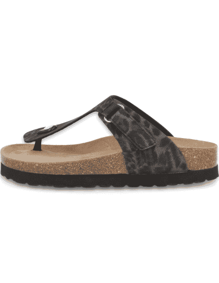 Comfortable Sandal, Model Tabarka Flip-Flop Black- D'Torres