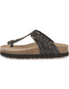 Comfortable Sandal, Model Tabarka Flip-Flop Black- D'Torres