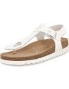 Sandalia Ampurias Flip-Flop Blanco D'Torres® | Plantilla Anatómica NubeFit™