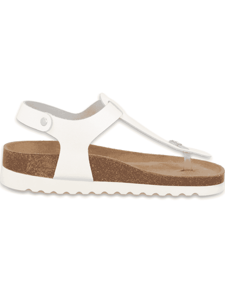 Sandalia Ampurias Flip-Flop Blanco D'Torres® |...