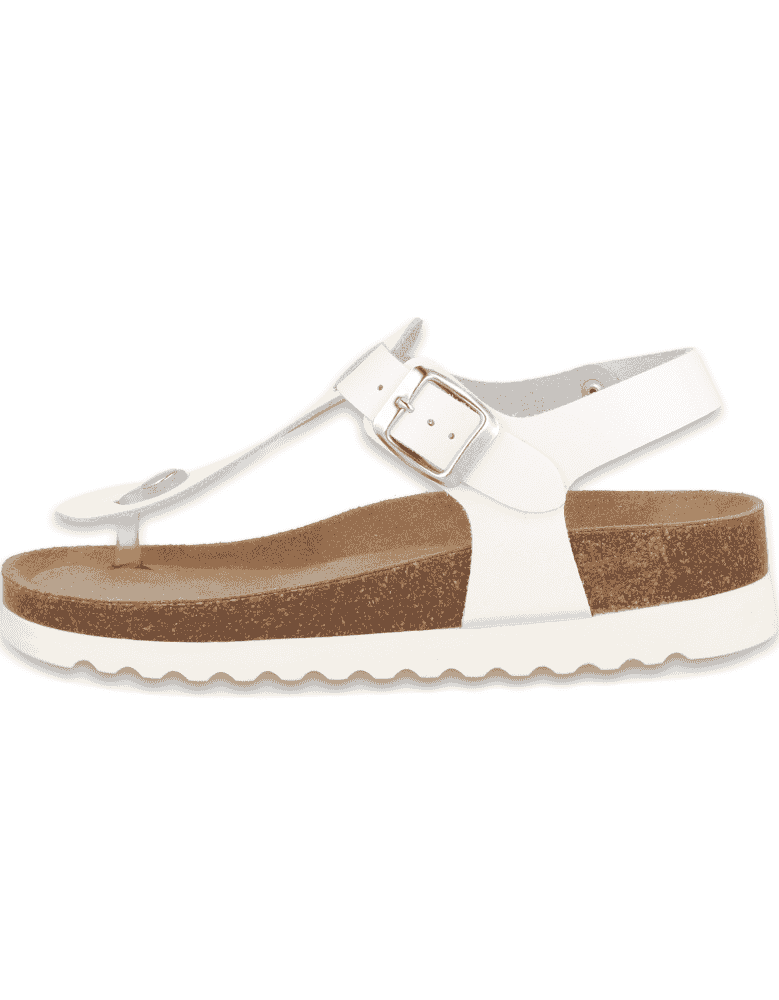 Sandalia Ampurias Flip-Flop Blanco D'Torres® |...
