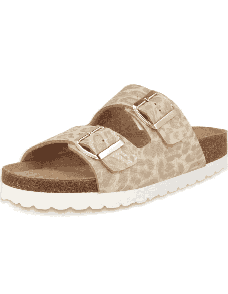 SANDALIA PALMA BEIGE - D'Torres®, PLANTA ANATÓMICA ACOLCHADA