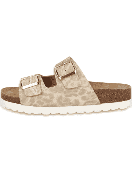 Sandalia Palma Beige D'Torres® | Plantilla Anatómica NubeFit™