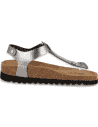 Sandalia Ampurias Flip-Flop Acero D'Torres® | Plantilla Anatómica NubeFit™