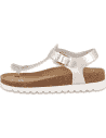 Sandalia Ampurias Flip-Flop Champagne D'Torres® | Plantilla Anatómica NubeFit™