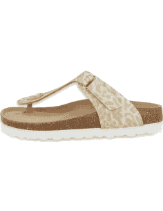 Comfortable Sandal, Model Tabarka Flip-Flop Beige- D'Torres