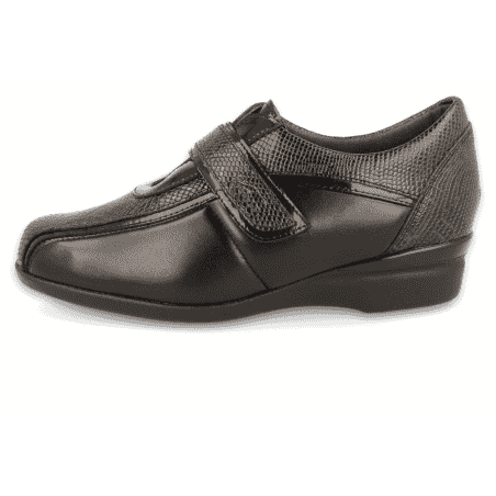 ZAPATO SEÑORA PIES DELICADOS, CASANDRA E6 Negro