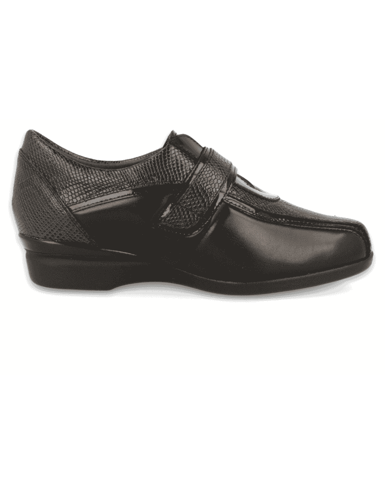 ZAPATO SEÑORA PIES DELICADOS, CASANDRA E6 Negro