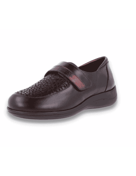 ZAPATO BERTA 24 MARRÓN D'TORRES®, PARA PIES ANCHOS CON JUANETES
