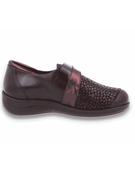 Zapato Berta 24 Marrón DiabCare® D'Torres® | Horma K Para Pies Anchos y Juanetes