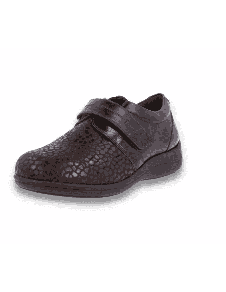 ZAPATO LARA 24 MARRÓN D'TORRES®, PARA PIES ANCHOS CON JUANETES