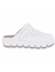 SANITARY COMFORT CLOGS, MASTER BACK STRAP WHITE 2