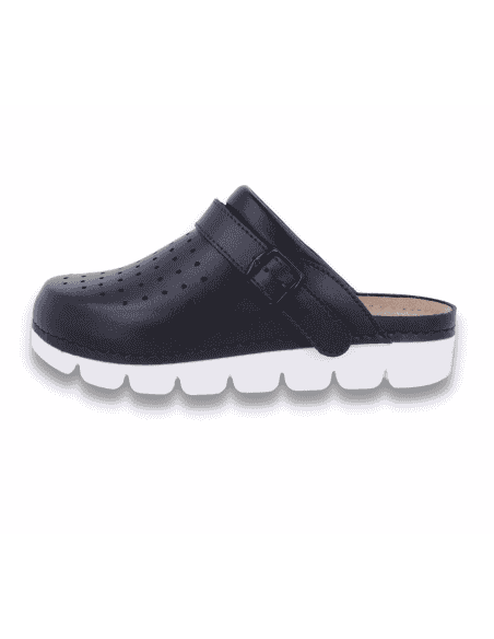 SANITARY COMFORT CLOGS, MASTER BACK STRAP NAVY BLUE