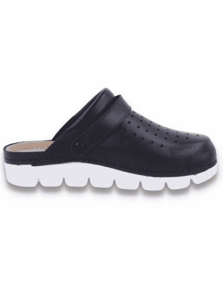 SANITARY COMFORT CLOGS, MASTER BACK STRAP NAVY BLUE