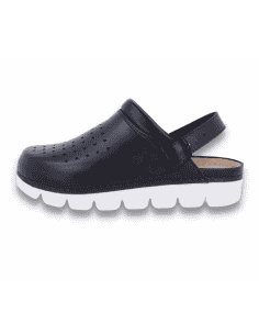 SANITARY COMFORT CLOGS, MASTER BACK STRAP NAVY BLUE