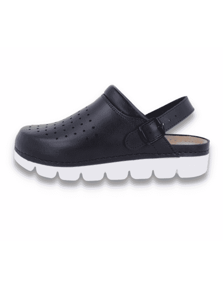 SANITARY COMFORT CLOGS, MASTER BACK STRAP NAVY BLUE