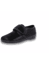 ZAPATILLA CLARA NEGRO D'TORRES®, PARA PIES ANCHOS CON JUANETES
