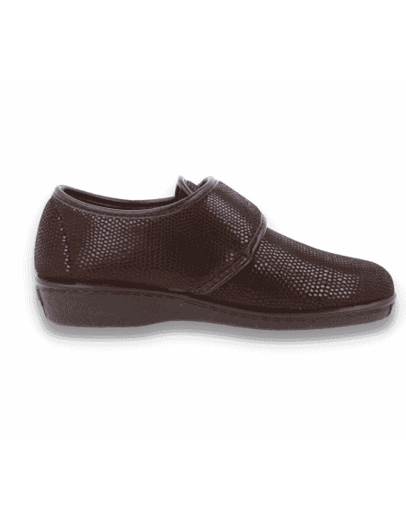 Zapatilla Clara Marrón D'Torres® para Pies Anchos con Juanetes
