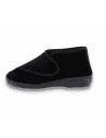 Zapatilla Tina Negro D'Torres® | Pies Anchos y Delicados | Total Apertura en el Empeine