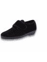 ZAPATILLA PILAR NEGRO D'TORRES®, PARA PIES DELICADOS CON JUANETES