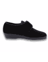 Zapatilla Pilar Negro D'Torres®, para pies delicados con juanetes