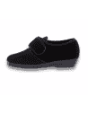Zapatilla Pilar Negro D'Torres®, para pies delicados con juanetes