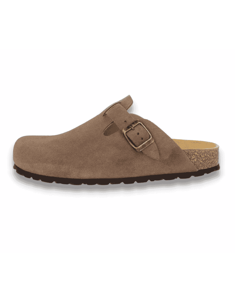 Comfortable Clog, Model Berlin Komfort Taupe -...