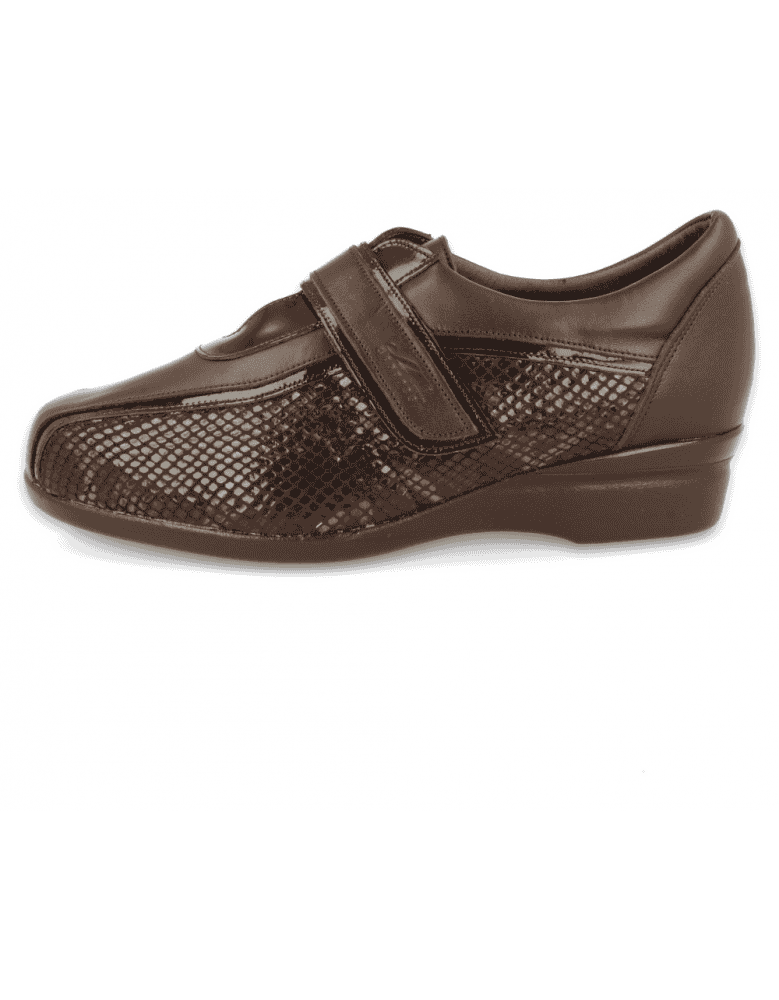 ZAPATO SEÑORA CASANDRA E9 MARRÓN DiabCare®