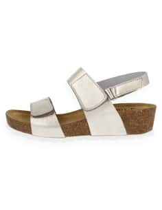 Model Salou Champange D'Torres, Leather Anatomical Sandal...