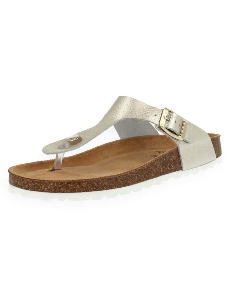 Comfortable Sandal, Model Manilva Champange -...