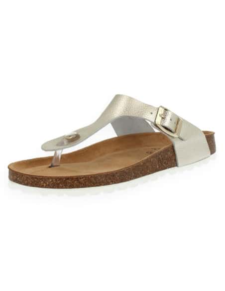Comfortable Sandal, Model Manilva Champange - D'Torres@
