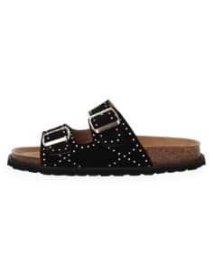 SANDALIA CAMBRILS NEGRO - D'Torres®, PIEL SERRAJE CON...