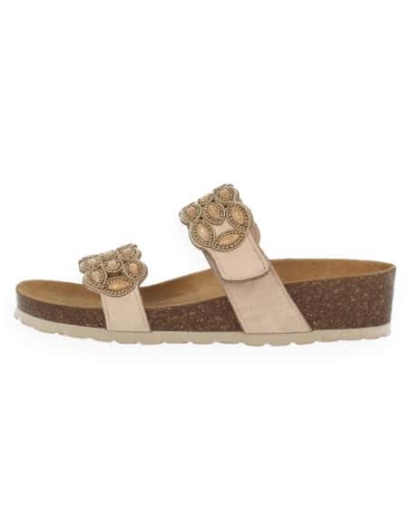 Aura Nude Sandal D'Torres® | Therapeutic Comfort with Fixed NubeFit™ Footbed