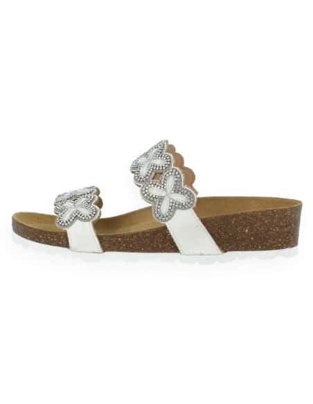 Sandalia Gala Blanco D'Torres® | Elegante con Plantilla NubeFit™ Anatómica