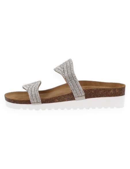 Sandalia Perla Plata D'Torres® | Elegante y Anatómica