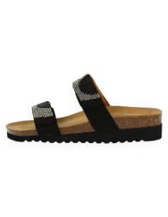 Sandalia Amalfi Negro D'Torres® | Plantilla NubeFit™...